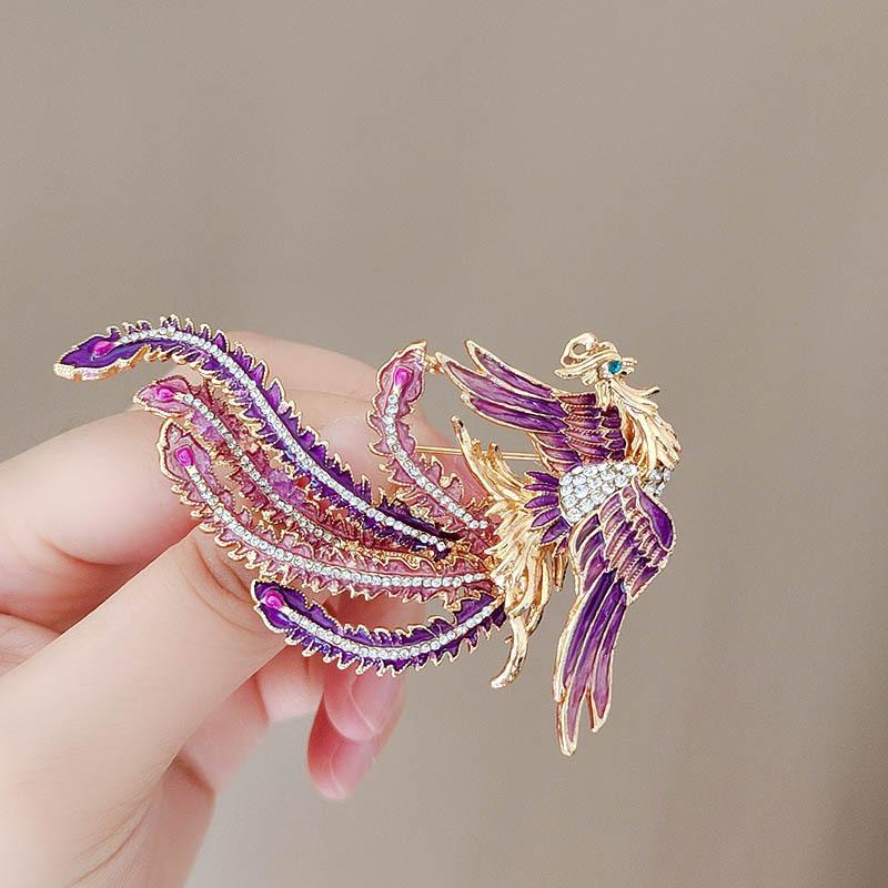 Women'S Accessories Categories - Модные броши Феникс, унисекс, эмалированная булавка