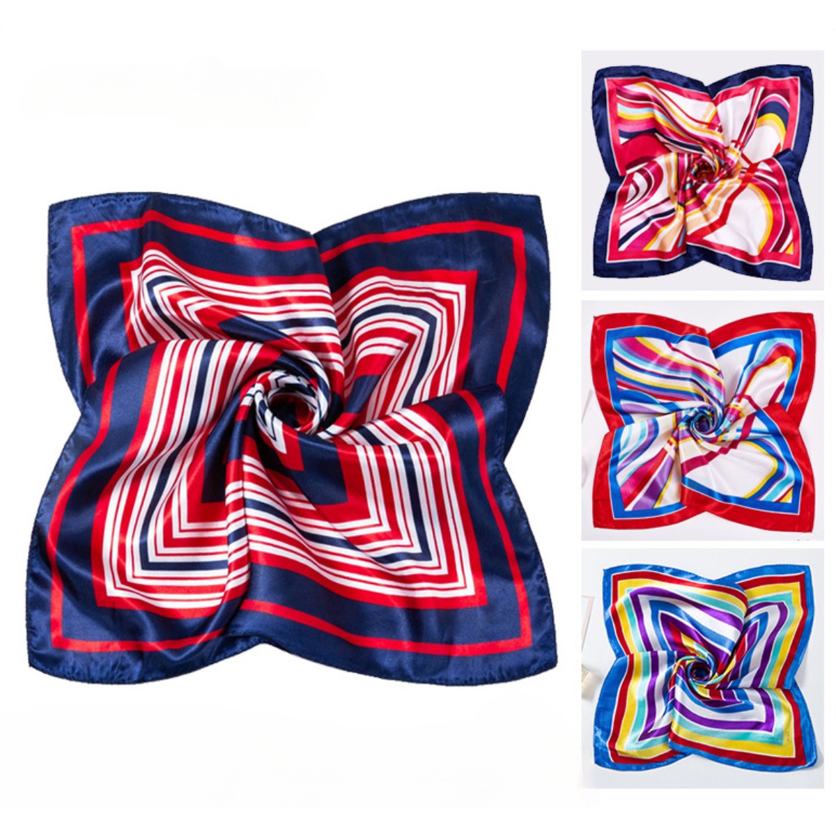 Women'S Accessories For Neck - 50*50 см квадратные шелковые шарфы, шарф,
