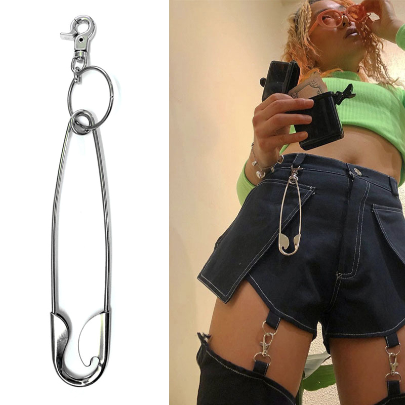 Women'S Jeans Accessories Chain - Большая безопасная булавка из нержавеющей стали