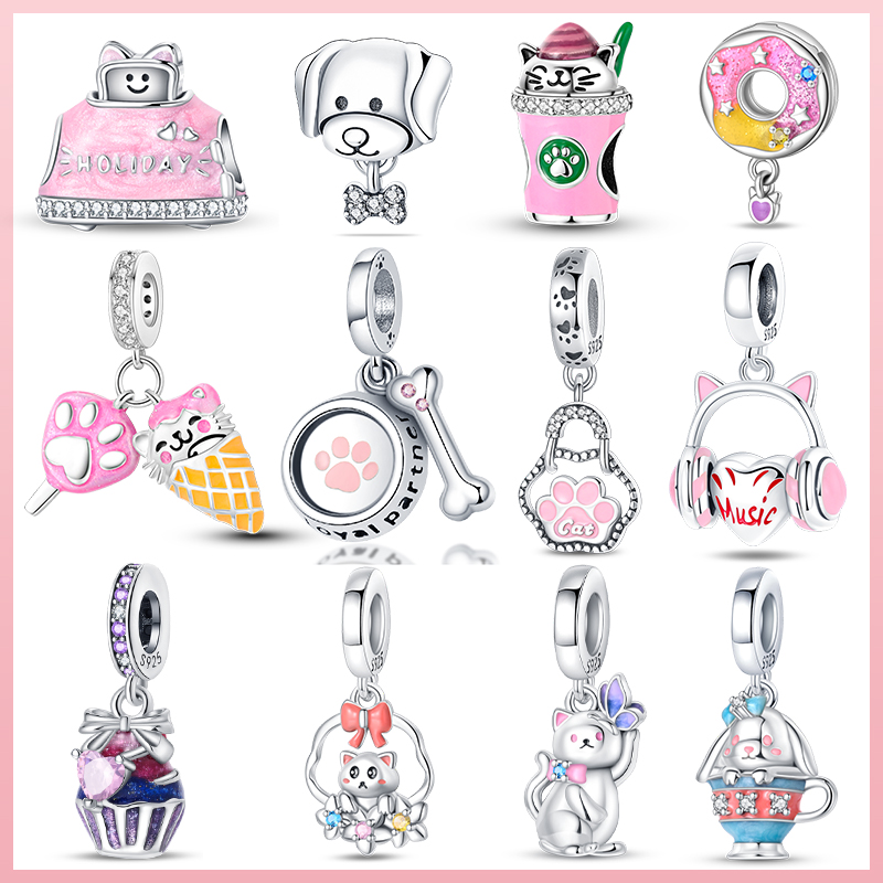 Women Accessories Pandora - Новые бусины-подвески из серебра 925 пробы,
