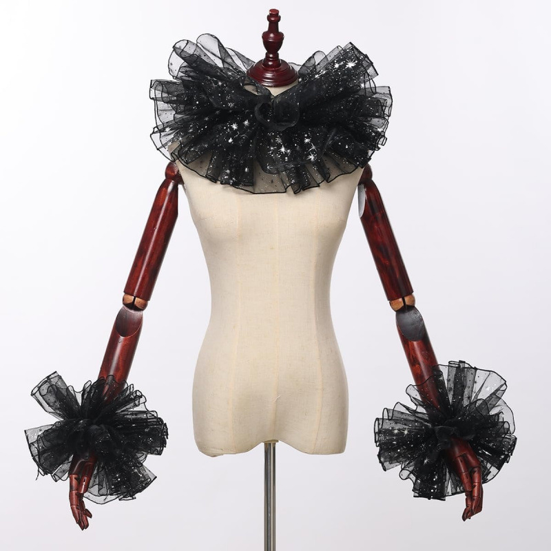 Women'S Accessories For Neck - Шут воротник с рюшами на шее,