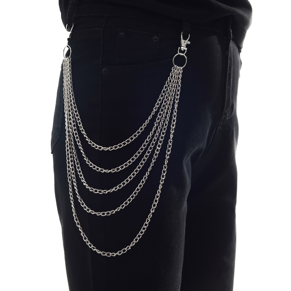 Women'S Jeans Accessories Chain - Женские джинсы с цепочкой в стиле