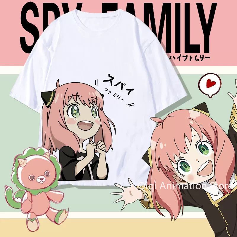 Women'S Clothing And Accessories - Футболка с коротким рукавом SPY×FAMILY Anime