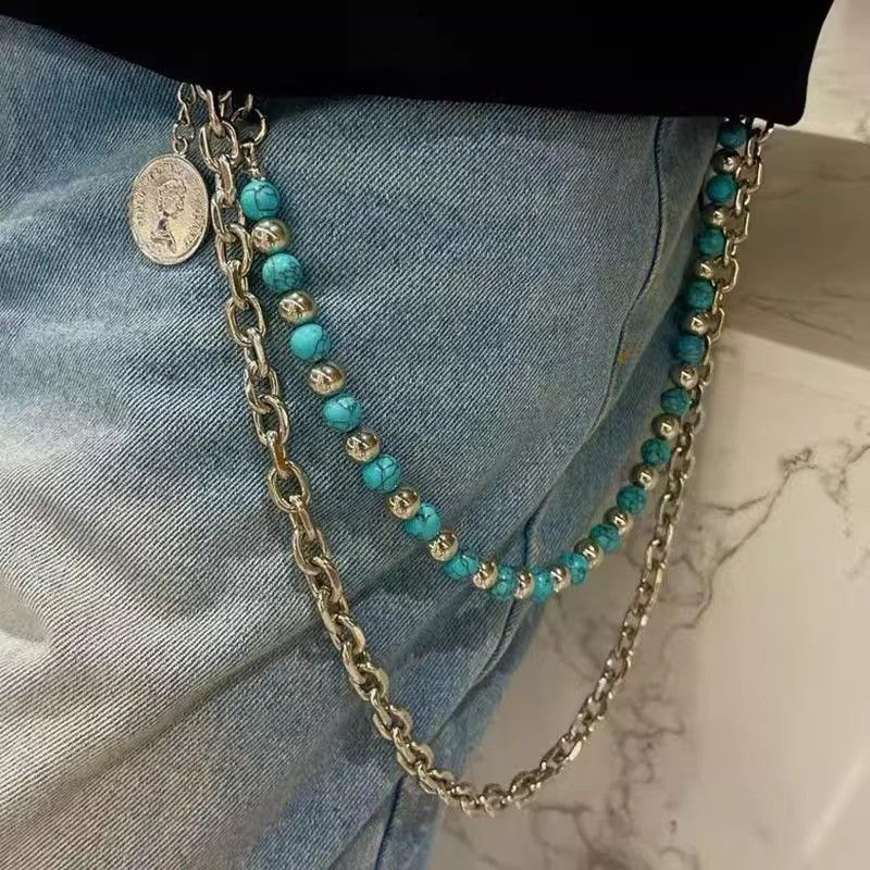 Металлические многослойные бус – обзор и цена Women'S Jeans Accessories Chain