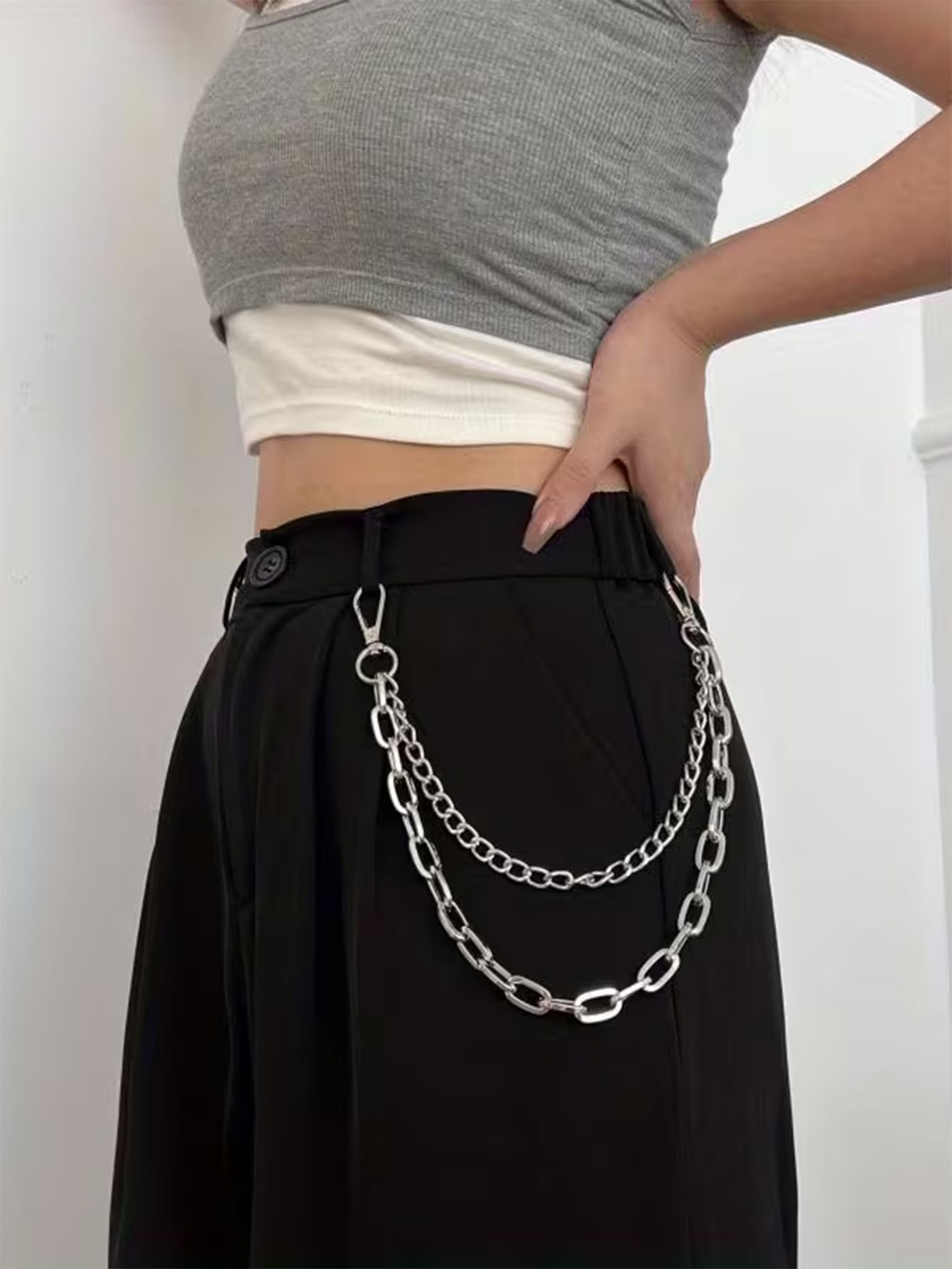 Универсальная металлическая це – обзор и цена Women'S Jeans Accessories Chain
