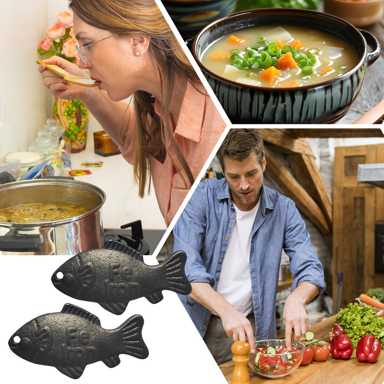 2 шт., железная рыба, натураль – обзор и цена Women Kitchen Accessories