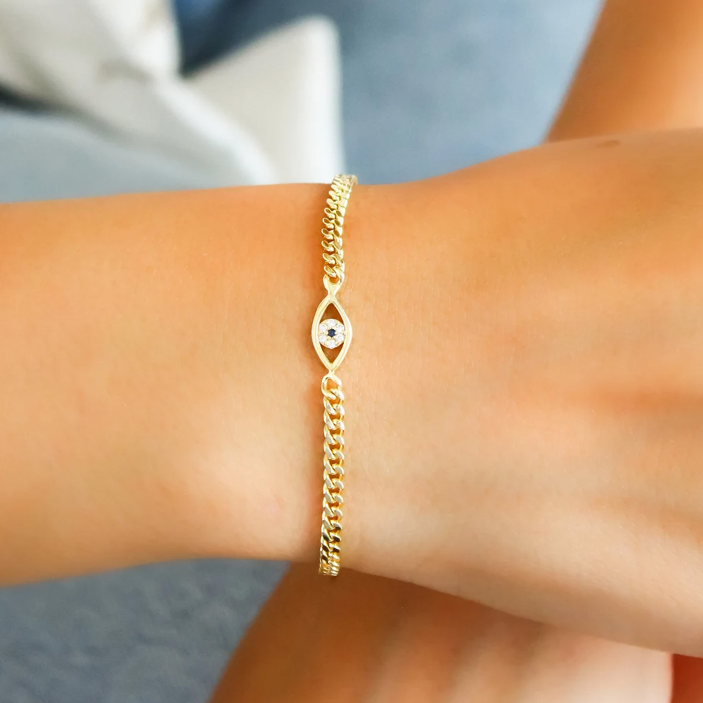 Простой браслет от сглаза Ston – обзор и цена Evil Eye Bracelet