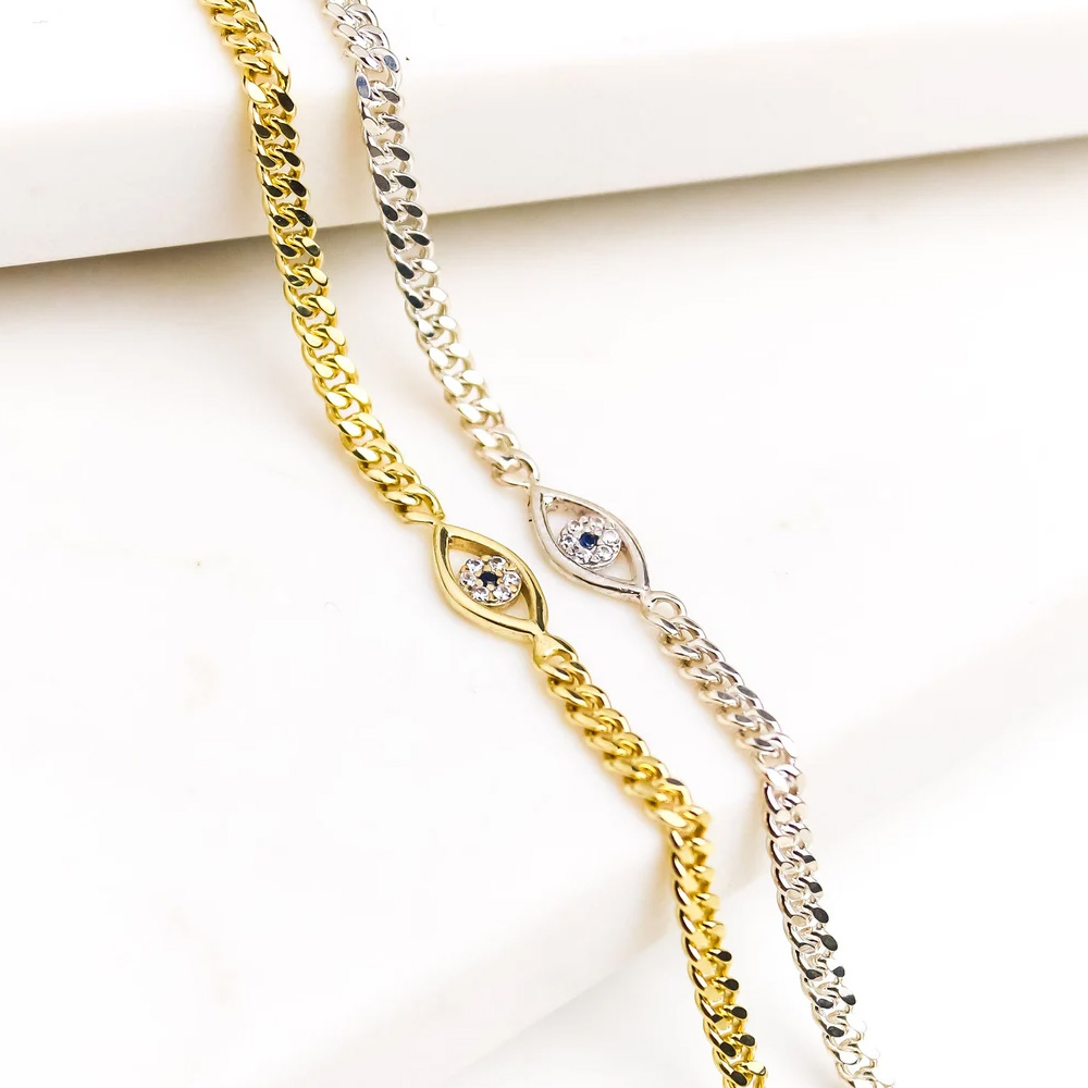 Простой браслет от сглаза Ston – обзор и цена Evil Eye Bracelet