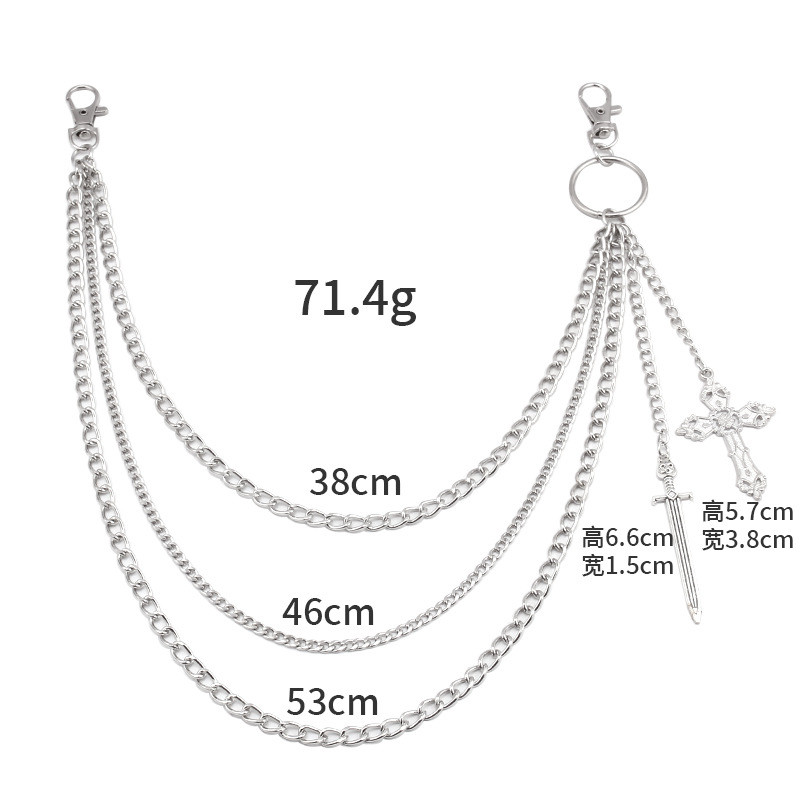 Брюки с крестом в стиле хип-хо – обзор и цена Women'S Jeans Accessories Chain