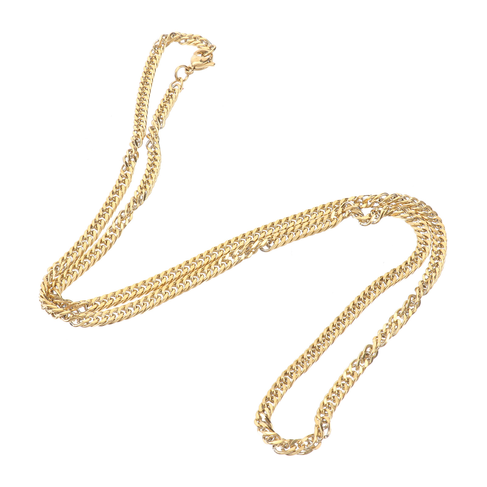 1 шт. Золотая цепочка с двойно – обзор и цена Women'S Accessories For Neck