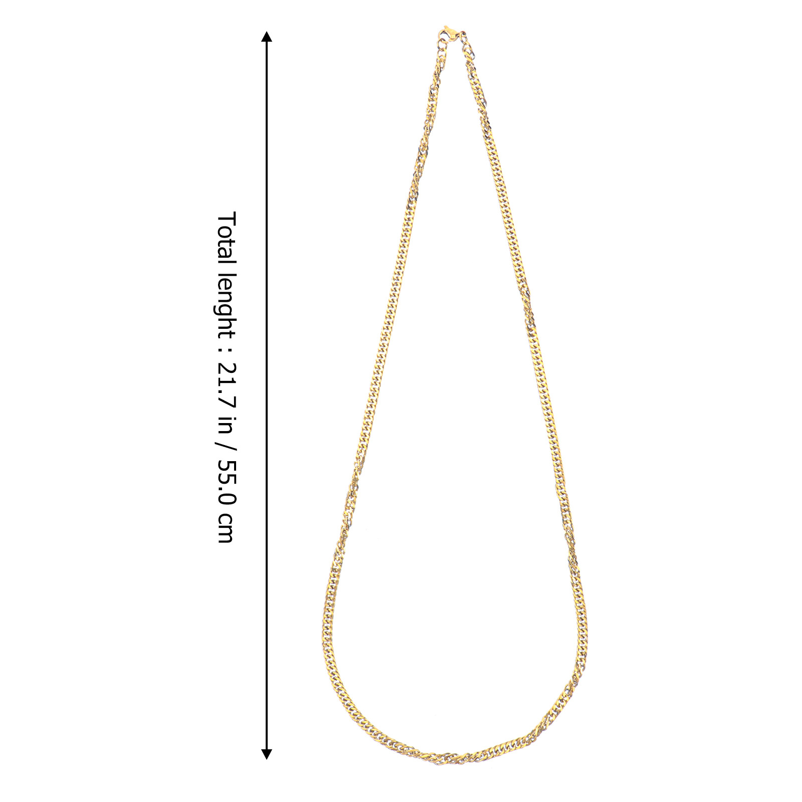 1 шт. Золотая цепочка с двойно – обзор и цена Women'S Accessories For Neck