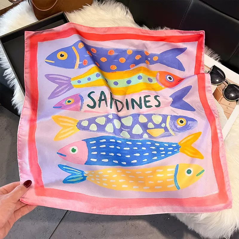 Модные квадратные шелковые пла – обзор и цена Silk Scarf Square